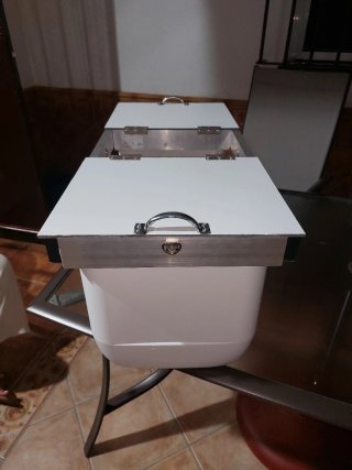 Porta accesorios pesca doble para bicicleta electr