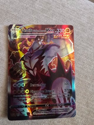 Carta Pokémon Urshifu Golpe Brusco VMAX 168/163