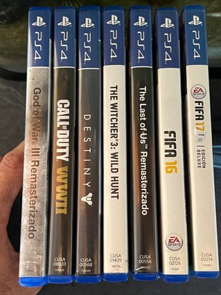 Lote 7 Juegos PS4: God of War, FIFA, y más