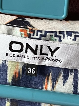 Caftán Only Estampado Flecos Talla 36