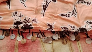Falda gasa floral talla única