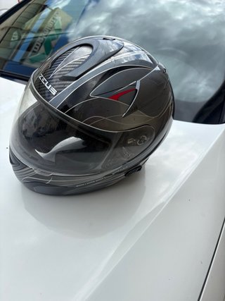 Casco de moto Zeus gris