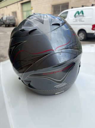 Casco de moto Zeus gris