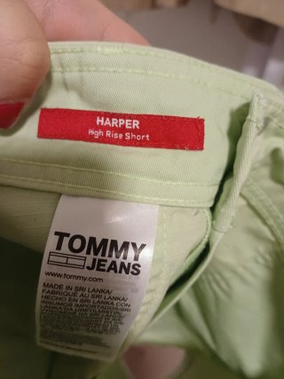 Shorts Cargo Tommy Jeans Verde Lima Vintage