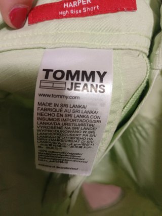 Shorts Cargo Tommy Jeans Verde Lima Vintage