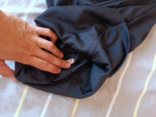 Falda flamenca negra talla única