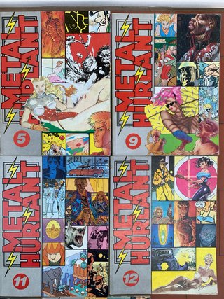 METAL HURLANT retapados 5,7,9,10,11,12,13 y 14