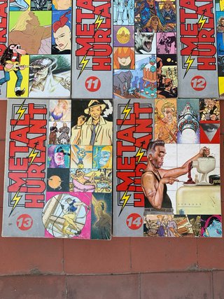 METAL HURLANT retapados 5,7,9,10,11,12,13 y 14