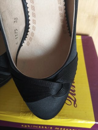 Zapatos Negros Tacón Fiesta