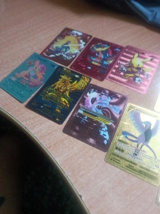 Cartas Pokémon Metalizadas