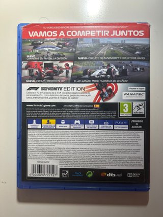 F1 2020 PS4 Juego Físico