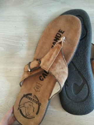 Sandalias Cabezagrande Marrones Hombre 44