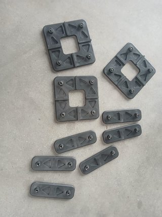 12 Piastre di Protezione per Pavimento 2,40x1,20