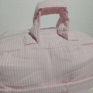 Bolsa de bebé Nenuco rosa a rayas