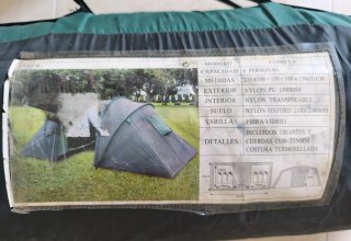 3 Tiendas de Campaña por 50 euros cada una.