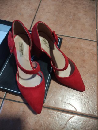 Zapatos de tacón Gazquez Bravo rojos