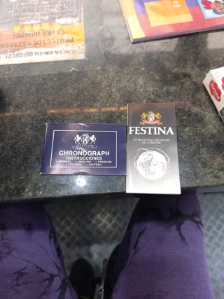 Reloj Festina Cronógrafo Hombre Azul
