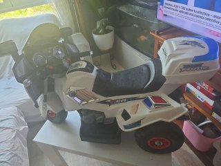 Moto Eléctrica Infantil Policía