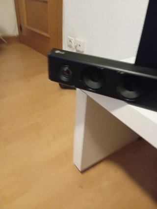 Barra de sonido y altavoz negro LG