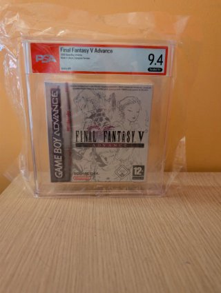 Final Fantasy V Advance PAL PSA 9.4 A+ sealed.