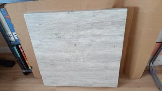 Mesa de terraza/jardín madera y metal