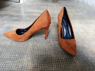 Scarpe con tacco GoGo Shoes arancioni Tg 38