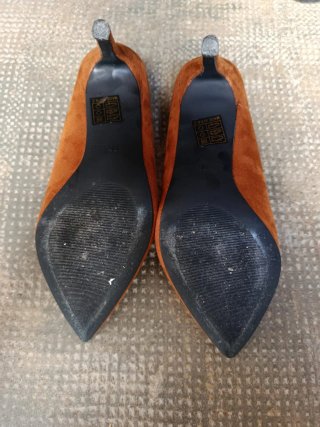 Scarpe con tacco GoGo Shoes arancioni Tg 38