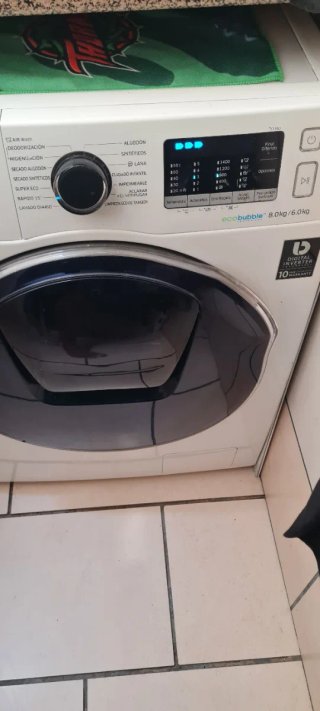 Lavadora Secadora  Samsung 8kg - Puerta Fallo.