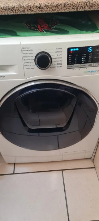 Lavadora Secadora  Samsung 8kg - Puerta Fallo.