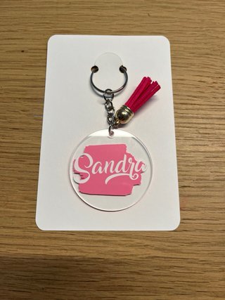 Llaveros personalizados con nombre