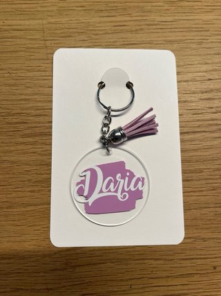Llaveros personalizados con nombre