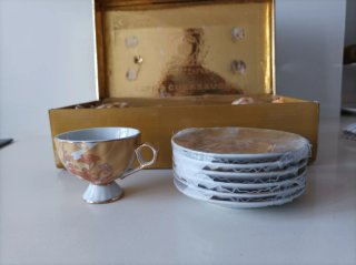 Juego de té japonés de porcelana