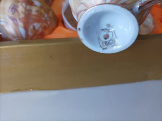 Juego de té japonés de porcelana