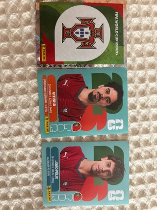 Cromos Mundial FIFA 2026 Portugal Vitinha João Fél