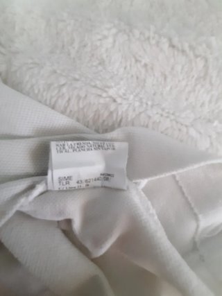 Polo Burberry Blanco Vintage 90s Talla XXL Algodón