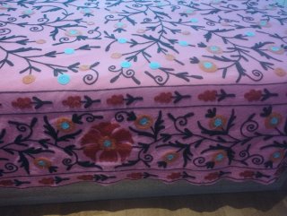Colcha  Suzani Bordada Multicolor