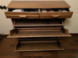 Mobile porta scarpe in legno