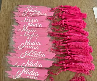 Marcapáginas personalizados con nombre