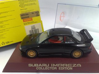 Scalextric Black Subaru Impreza Collector C2203