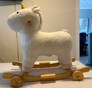 Balancín Unicornio Infantil Madera