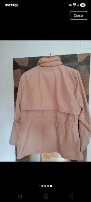 Parka beige mujer