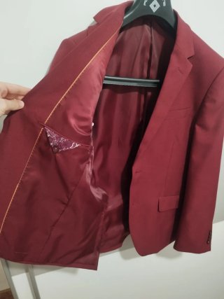Traje Burdeos Talla L