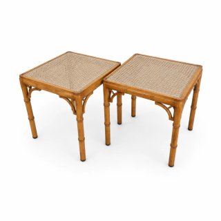 Juego de mesas estilo tropical, años 60
