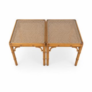 Juego de mesas estilo tropical, años 60