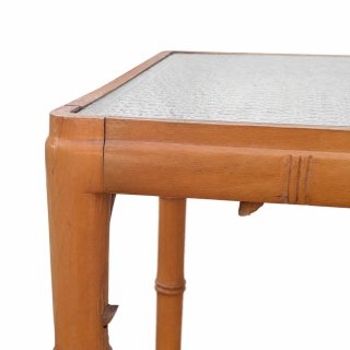 Juego de mesas estilo tropical, años 60