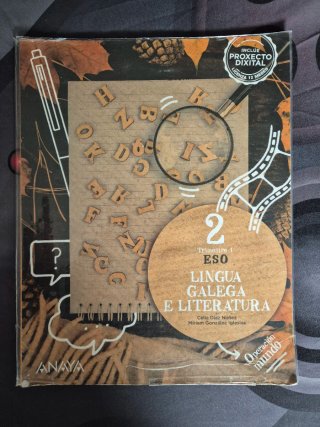 3 Libros Lingua Galega e Literatura, 2° ESO Anaya
