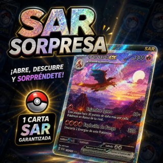 Carta Pokémon SAR sorpresa