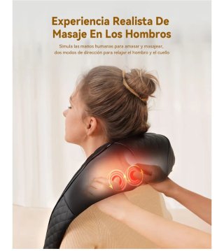 Masajeador Cervical y Espalda KNOZE Negro/Gris