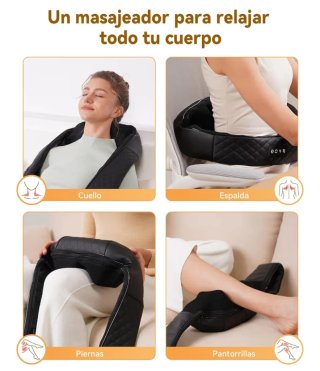 Masajeador Cervical y Espalda KNOZE Negro/Gris