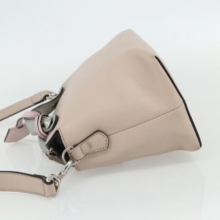 FENDI By The Way Shoulder Bag Leather 2way Beige